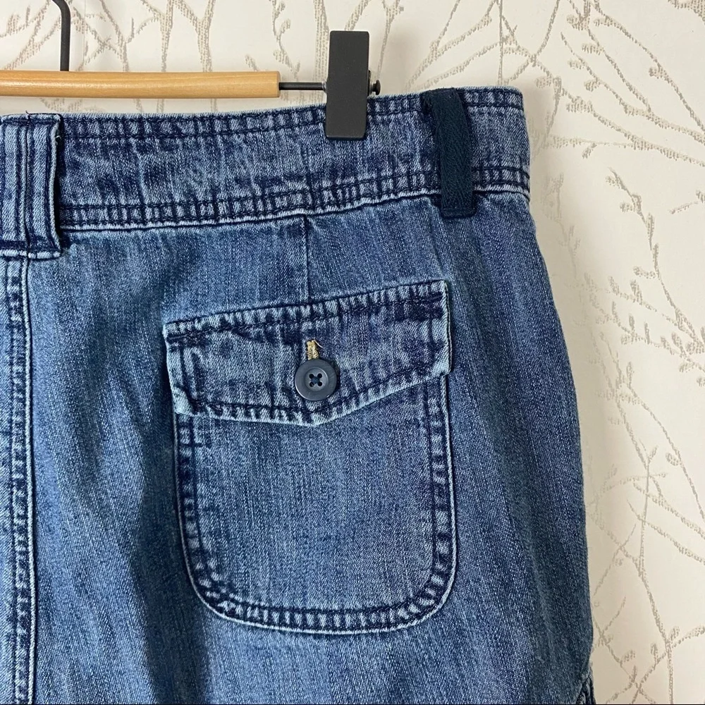LEE Vintage Y2K Mom Carpenter 100% Cotton Jean Shorts 12